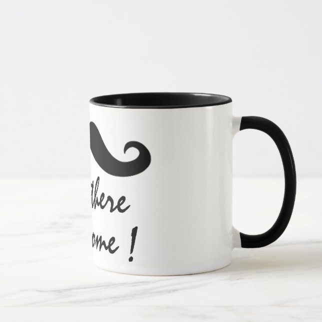 hello there handsome funny coffee mug design (Right)