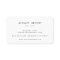 Hello There Modern Chalkboard Business Cards