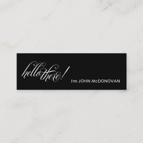 Hello there! Profile Business Card