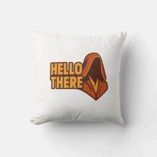 Hello There Throw Pillow