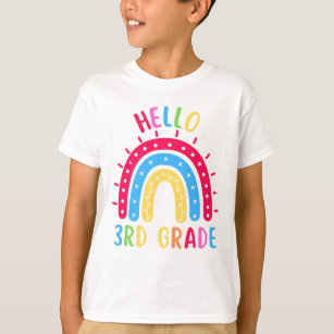 hello third grade 3rd grade  T-Shirt