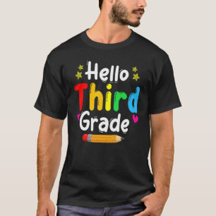 Hello Third Grade Back To School Team 3rd Graders T-Shirt