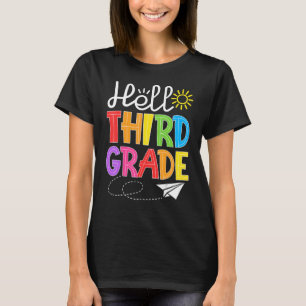 Hello Third Grade Fun 3RD Grade Back to School S T-Shirt