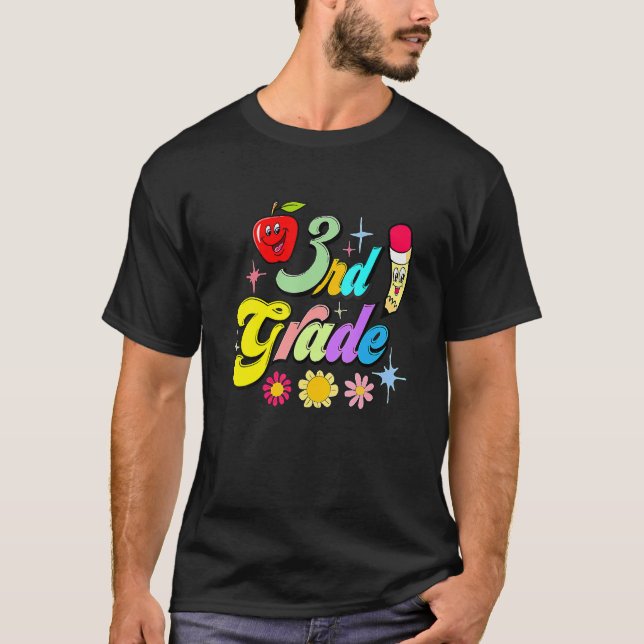 Hello Third Grade Team 3rd Grade Back To School Te T-Shirt (Front)