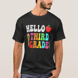 Hello Third Grade Team 3rd Grade Back To School Te T-Shirt