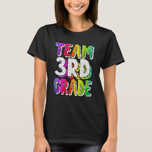 Hello Third Grade Team 3rd Grade Back To School Ti T_Shirt