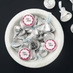 Hello Thirty Curvy Groovy 30th Birthday  Hershey®'s Kisses®<br><div class="desc">This design features 30th birthday theme "Hello Thirty" chic trendy theme with wavy curvy and squiggly frame in vibrant shocking pink and pastel pink colors. This product can be easily personalized. If you need help with the customization of the product or need matching products kindly please contact me via Zazzle....</div>