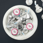 Hello Thirty Curvy Groovy 30th Birthday  Hershey®'s Kisses®<br><div class="desc">This design features 30th birthday theme "Hello Thirty" chic trendy theme with wavy curvy and squiggly frame in vibrant shocking pink and pastel pink colors. This product can be easily personalized. If you need help with the customization of the product or need matching products kindly please contact me via Zazzle....</div>