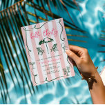 Hello Thirty | Modern Pink Script 30th  Invitation<br><div class="desc">What do you get when you combine tropical vibes with bright colors and trendy fonts? This dreamy gorgeous birthday invitation. Tropical birthdays are so bold, cool and relaxed that all your gals will love it! Add your custom wording to this design by using the "Edit this design template" boxes on...</div>