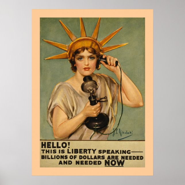 Hello! This is Liberty Speaking Poster (Front)