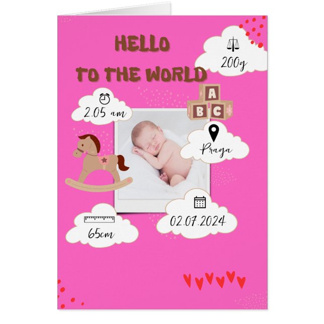 Hello to the world cards (Front)