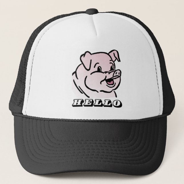 Hello Trucker Hat (Front)