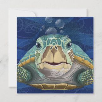 Hello Turtle Greeting Card