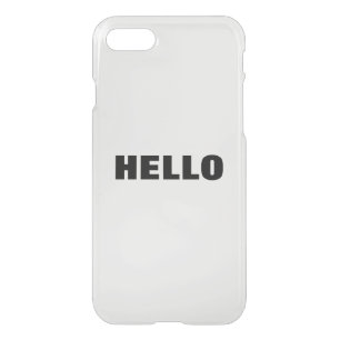 HELLO iPhone SE/8/7 CASE