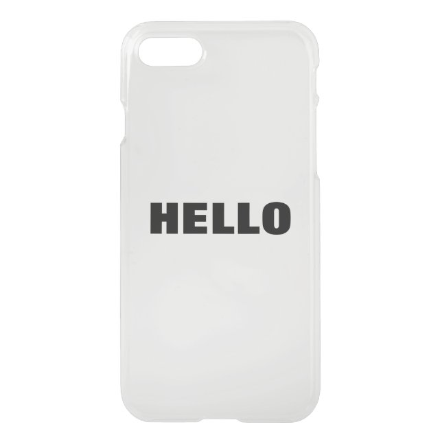 HELLO UNCOMMON iPhone CASE (Back)