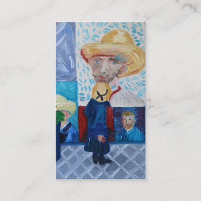 Hello  Van Gogh Business Card (Front)