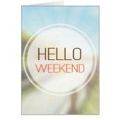 Hello Weekend 2 (Front)