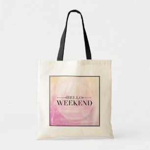 Hello Weekend Tote Bag