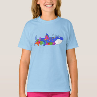 Hello Whale Kids Shirt