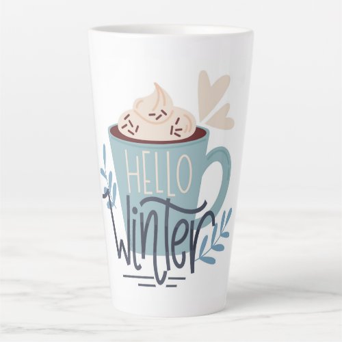 Hello Winter Latte Mug