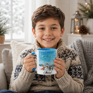 Hello Winter Personalized Mug