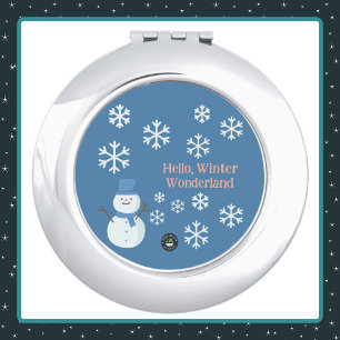 Hello, Winter Wonderland Compact Mirror