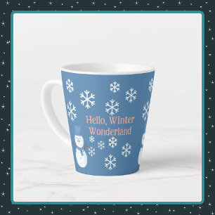 Hello, Winter Wonderland Latte Mug