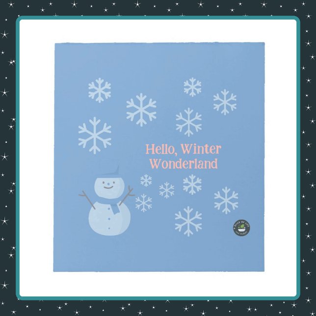 Hello, Winter Wonderland  Notepad (Creator Uploaded)