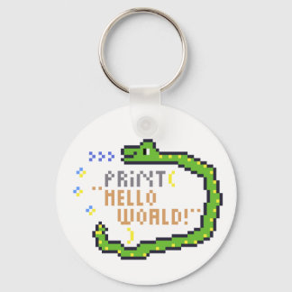 hello word in python! keychain
