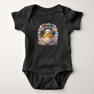 Hello World Baby Bodysuit