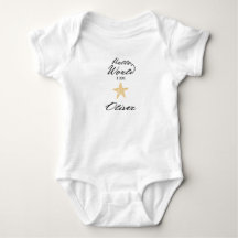 Hello World I am..., Personalized Names Baby Bodie
