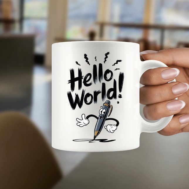 Hello World Mug Back-to-School Gift for Teachers (Creator Uploaded)