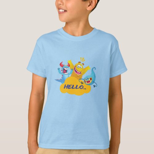 Hello World of Fun Kids T_Shirt