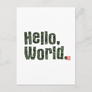 Hello, World. Postcard