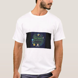 Hello World Programmer T-Shirt Coding Life Daily
