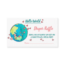 Hello World watercolor earth 