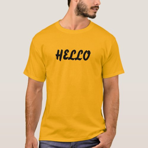 Hello write  T_Shirt