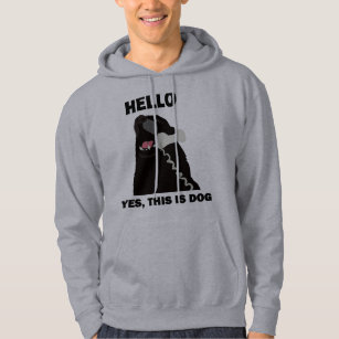HELLO YES THIS IS DOG telephone phone Hoodie