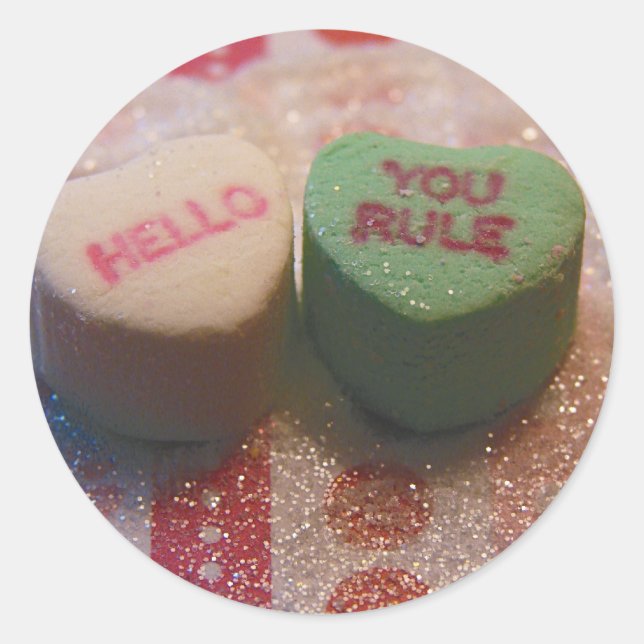 Hello You Rule Classic Round Sticker (Front)
