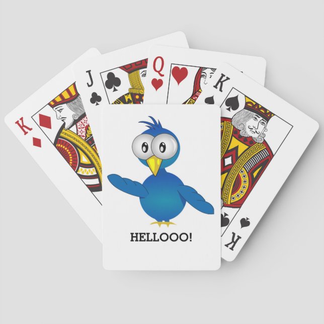 HELLOOO ! BIRD! POKER CARDS (Back)