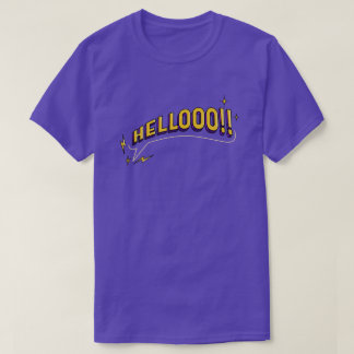 HELLOOO!! T-Shirt – Purple