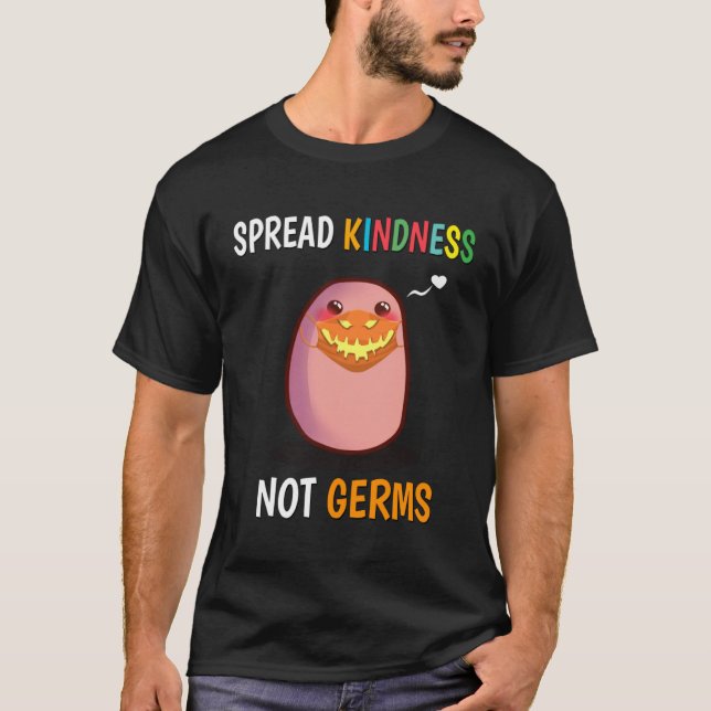Helloween potato wearing a mask spread kindness no T-Shirt (Front)