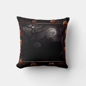 Helloween Throw Pillow by antique_future at Zazzle