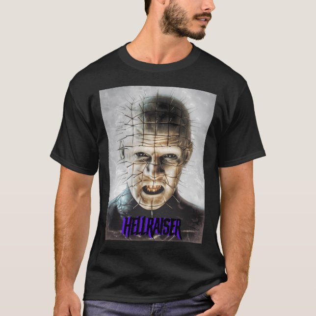 Hellraiser Pinhead Horror T-Shirt (Front)