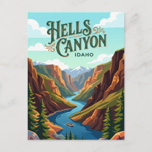 Hells Canyon National Recreation Area USA Postcard