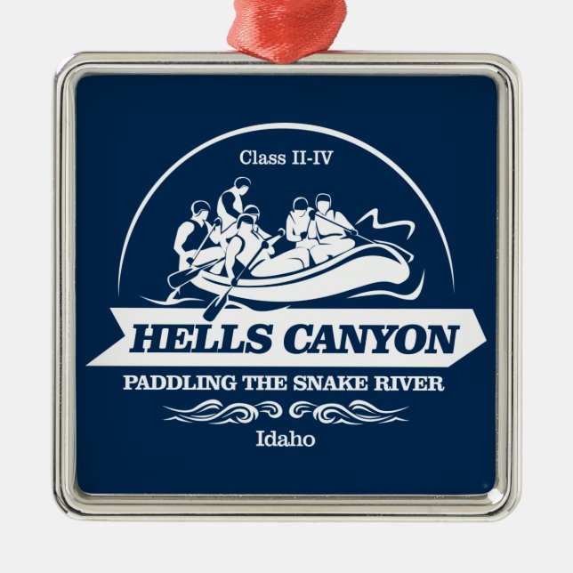 Hells Canyon (rafting2) Metal Ornament (Front)