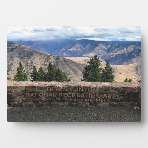 Hells Canyon Scenic Byway OR Plaque