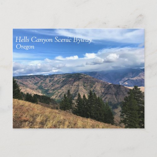 Hells Canyon Scenic Byway OR Postcard