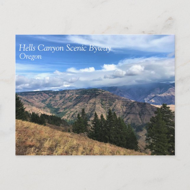 Hells Canyon Scenic Byway, OR Postcard (Front)