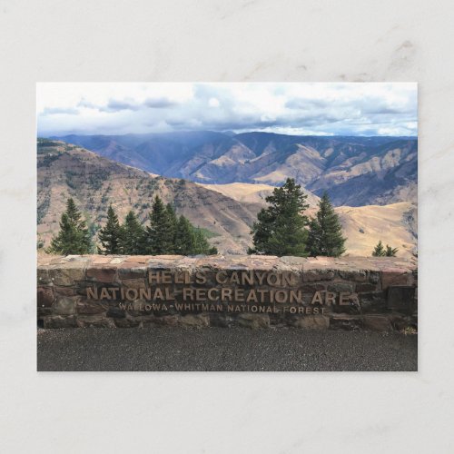 Hells Canyon Scenic Byway OR Postcard